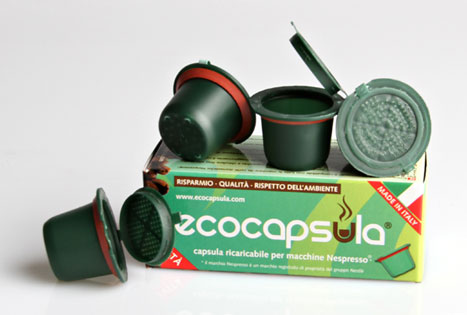 Ecco le Eco-Capsule ricaricabili per il caffè, la prima azienda